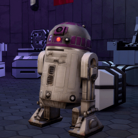 Happy Star Wars GIF by The Sims