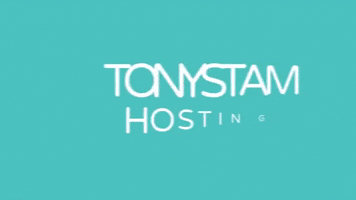 tonystam logo animated hosting tonystam GIF