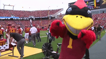 Excited Iowa State Cyclones GIF by CyclonesTV