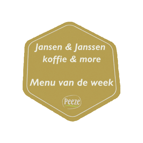 Menu Heerlen Sticker by Jansen & Janssen Coffee & More