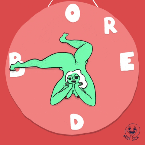 Bored Time GIF by Nosy Dick