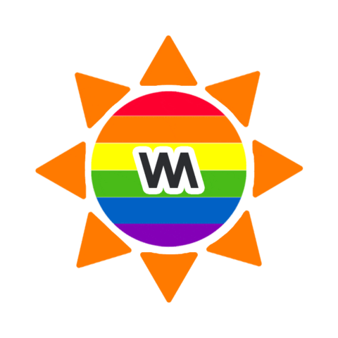 Happy Gay Sticker by Wayra