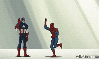 High Five The Avengers GIF