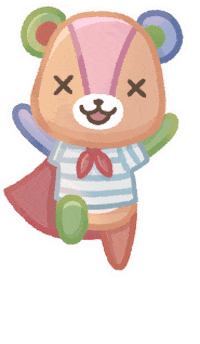 Excited Animal Crossing Sticker