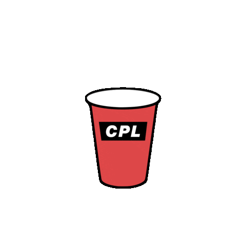 Beer Pong Drinking Sticker by Canadian Party Life