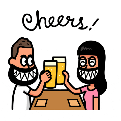 Beer Cheers GIF by Naeleck