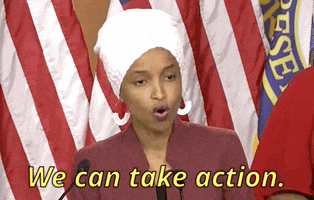Ilhan Omar Lead GIF by GIPHY News