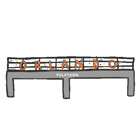 Orlando Sticker by Pulptown