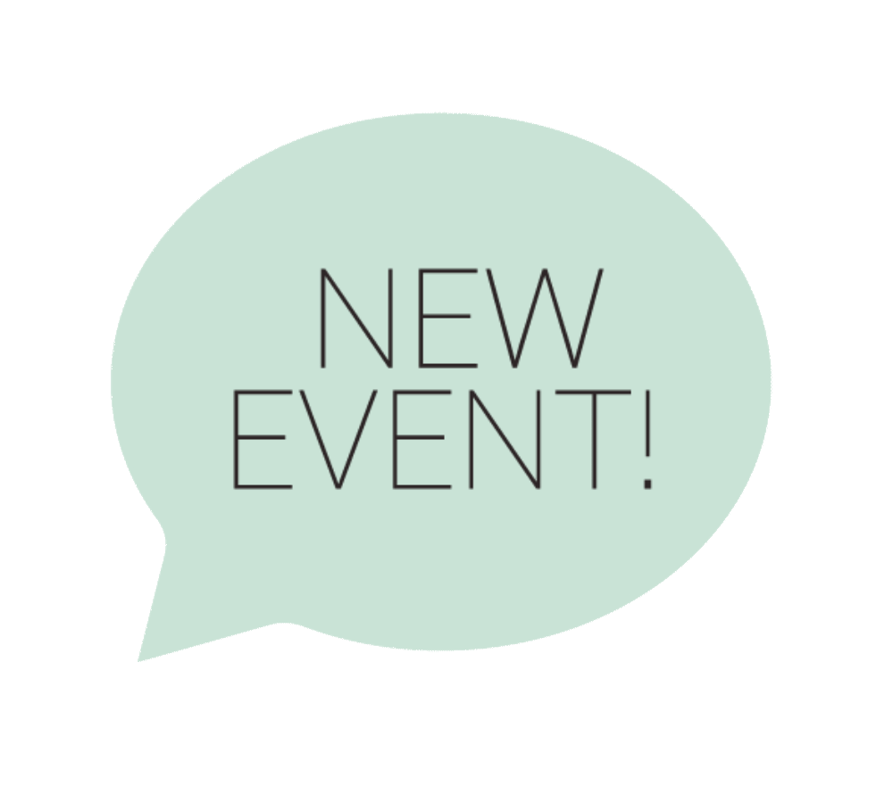 Event Bubble Sticker by East of Ellie, an events co. for iOS & Android