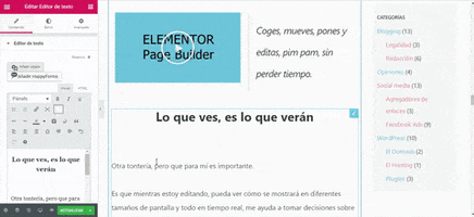 Elementor Page Builder GIF