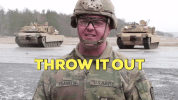 Throw It Out GIF by U.S. Army