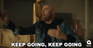 Keep Going John Travolta GIF by Quibi