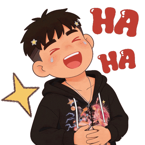 Laugh Smile Sticker by Fox Fairies Malaysia