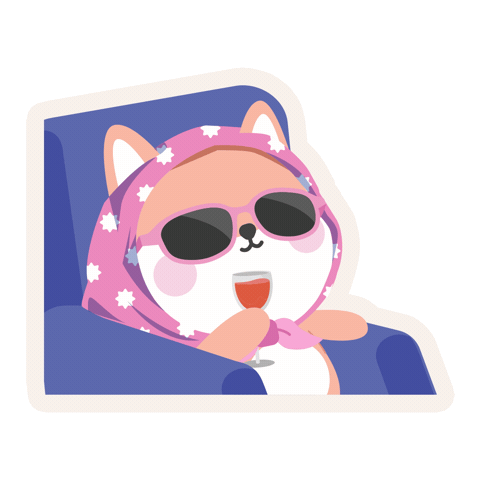Sassy Sunglasses Sticker