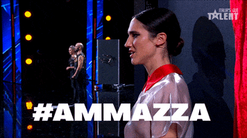 Mamma Mia Reaction GIF by Italia's Got Talent