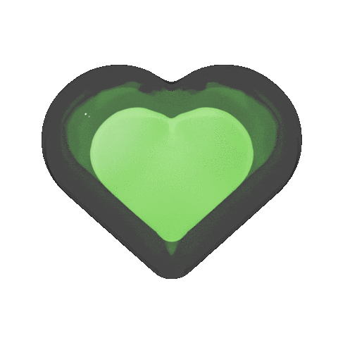 Apple Green Love Sticker