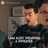 Wearing Schitts Creek GIF by CBC