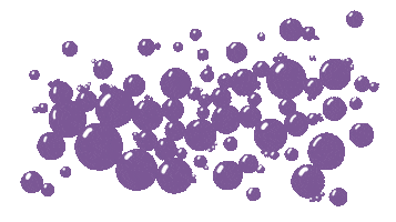 Bubbles Gradient Sticker by Classysoda