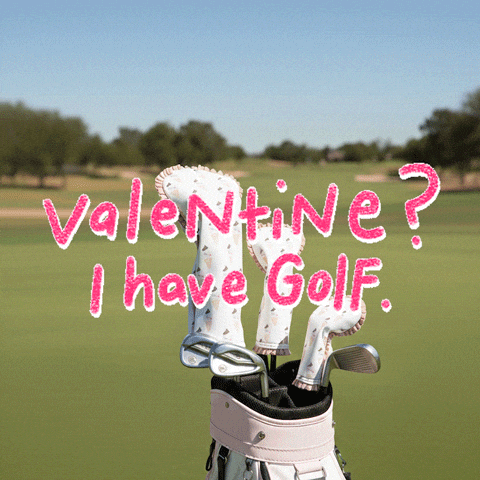 St Valentin Golf GIF by Catharina Stewart