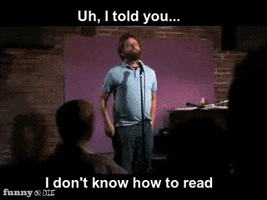 Pretentious Illiterate GIF