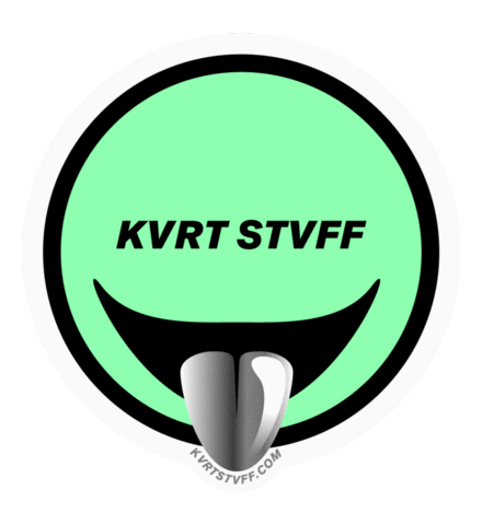 Face Tongue Sticker by KVRT STVFF