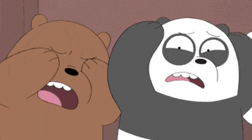 panda miedo GIF by Cartoon Network EMEA
