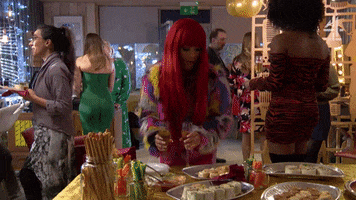 Sausage Rolls Party GIF by Hollyoaks
