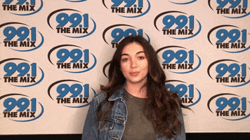 Kisses Blow Kiss GIF by 99.1 The Mix