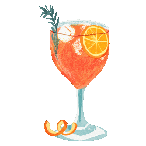 Happy Hour Cocktails Sticker by Vicky&Nico