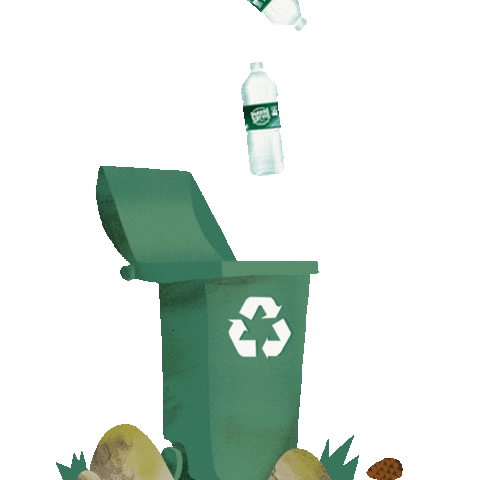 Go Green Water Bottle Sticker by Poland Spring