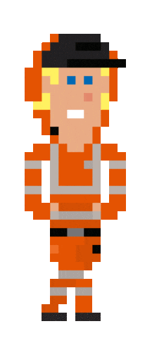 Walking Sticker by CryptoWiener