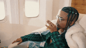 Private Jet Drinking GIF by Damez