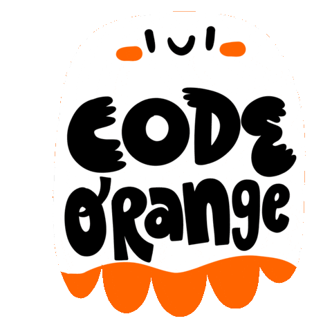 Code Orange Sticker