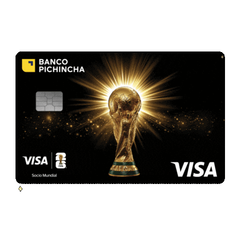 Ecuador Visa Sticker by Banco Pichincha