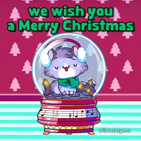 Merry Christmas Singing GIF by Mino Games