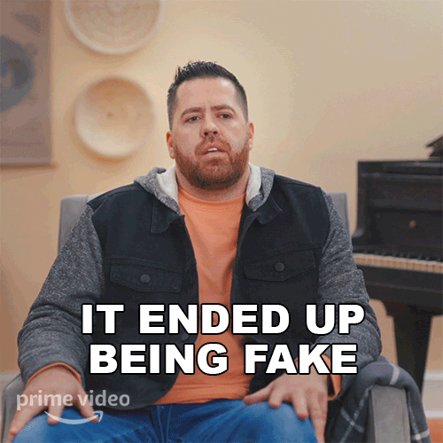 Its A Scam It Was Fake GIF by Amazon Prime Video