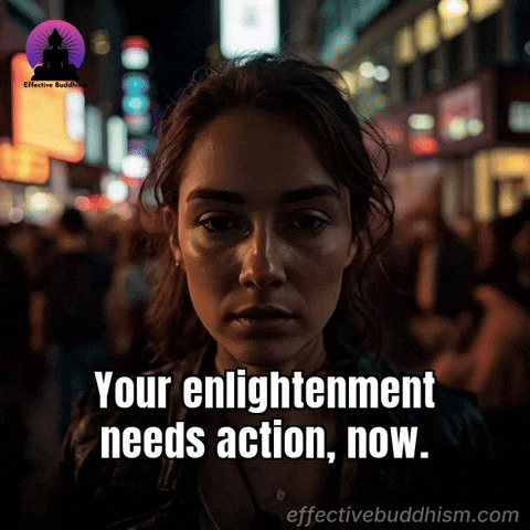 Mission Enlightenment GIF by Effective Buddhism