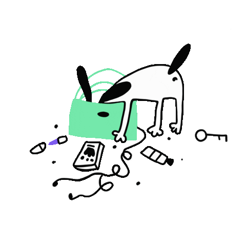 Dogfriendly Map Sticker