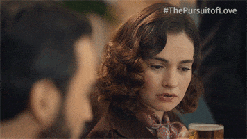 Lily James Drinking GIF by Amazon Prime Video