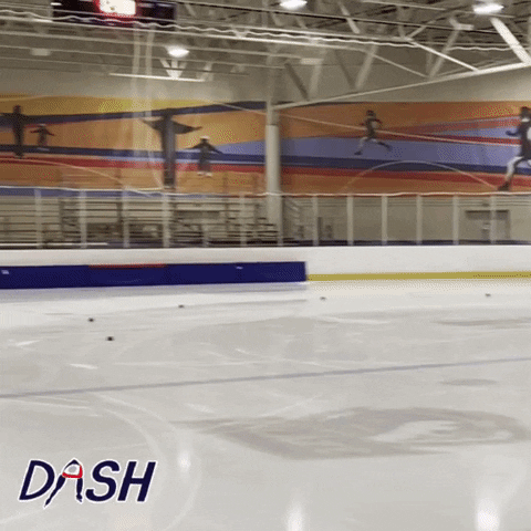 Short Track Fall GIF by DASH Skating