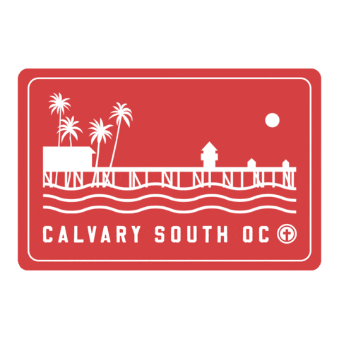 San Clemente Beach Sticker by Calvary Chapel South OC