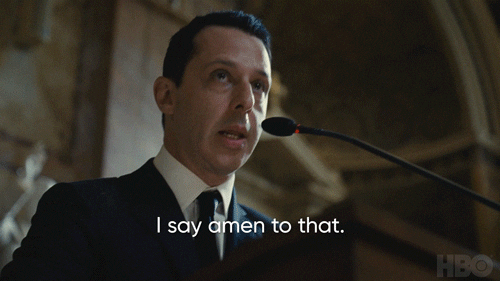 Jeremy Strong Yes GIF by SuccessionHBO - Find & Share on GIPHY