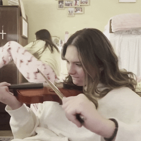 Violin Interpretive Dance GIF