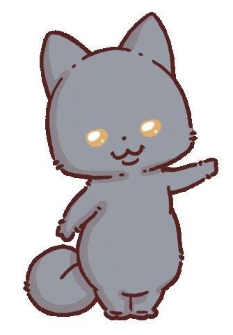 Cat Hello Sticker