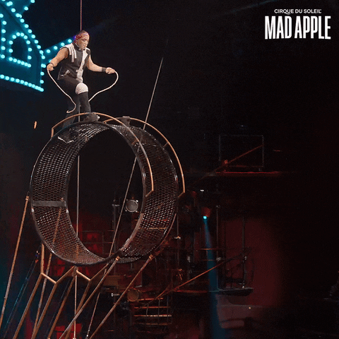 New York Jump GIF by Cirque du Soleil