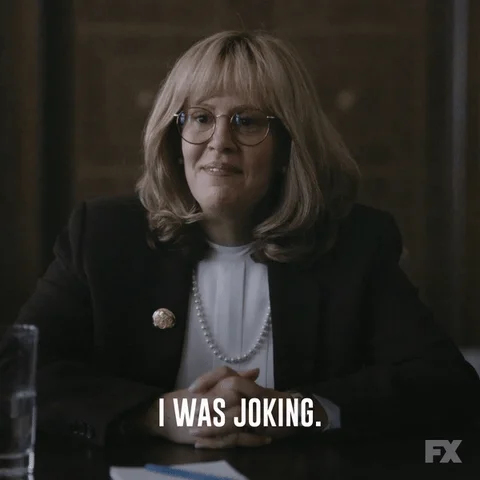 Just Joking American Horror Story GIF by FX Networks