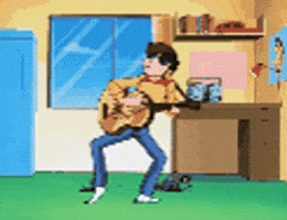 Playing Guitar GIF