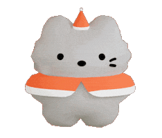 Cat Santa Sticker