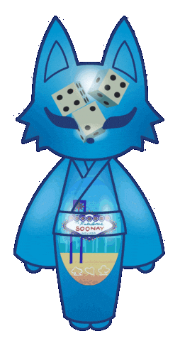 Vegas Dice Sticker