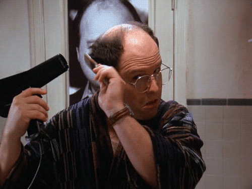 George Costanza Hair GIF - Find & Share on GIPHY